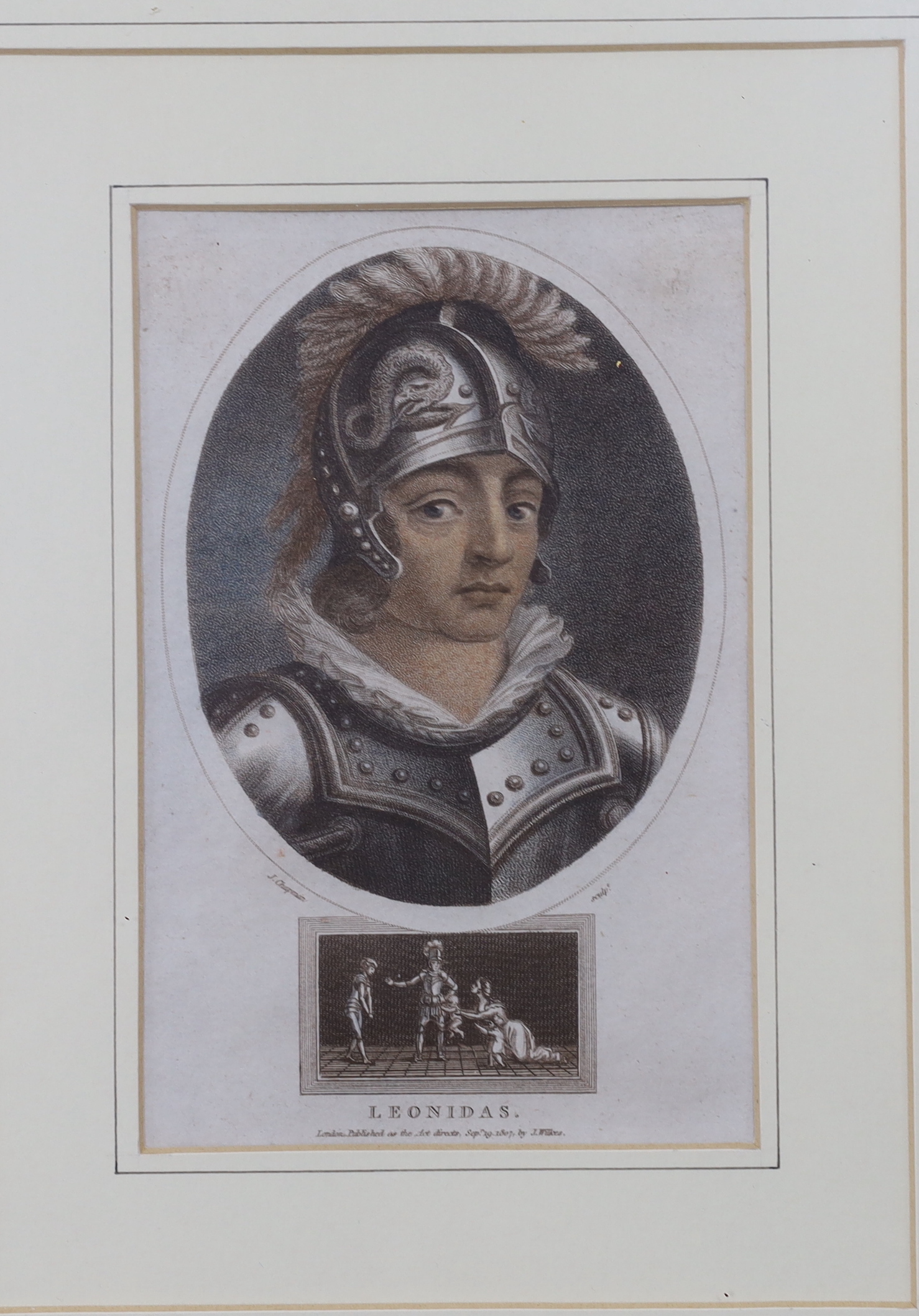 After John Chapman (act. 1792-1823), set of 25 18th/19th century coloured engravings, publ. by J Wilkes, including Edward VI, Francis II of France and Otho I Emperor of Germany, each 15 x 9cm